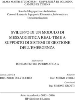 SVILUPPO DI UN MODULO DI MESSAGGISTICA REAL-TIME A SUPPORTO DI SISTEMI DI GESTIONE DELL'EMERGENZA