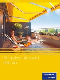 Per godere i lati positivi della vita - Tende da sole - Schenker Storen