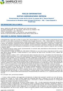 FOGLIO INFORMATIVO MUTUO CHIROGRAFARIO IMPRESA - SANFELICE 1893 ...
