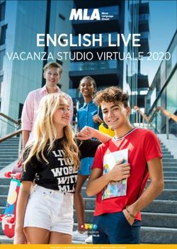 ENGLISH LIVE VACANZA STUDIO VIRTUALE 2020 - Ente accreditato formazione MIUR - Cral Regione Lombardia