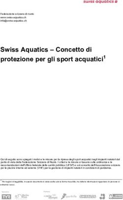 Swiss Aquatics - Concetto di protezione per gli sport acquatici1