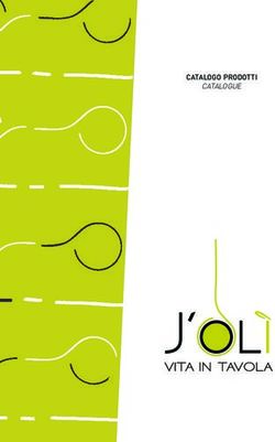 CATALOGO PRODOTTI CATALOGUE - Olio J'olì