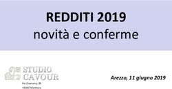 REDDITI 2019 novità e conferme - Arezzo, 11 giugno 2019