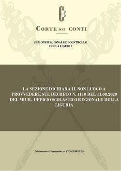 LA SEZIONE DICHIARA IL NON LUOGO A PROVVEDERE SUL DECRETO N. 1110 DEL 11.08.2020 DEL MIUR-UFFICIO SCOLASTICO REGIONALE DELLA LIGURIA - SEZIONE ...