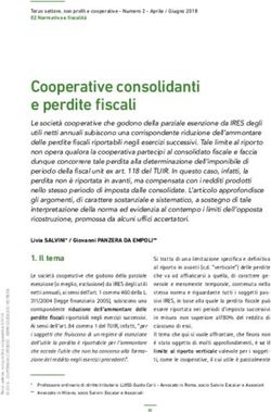 Cooperative consolidanti e perdite fiscali - Salvini e Soci