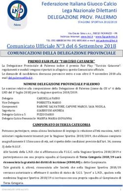 DELEGAZIONE PROV. PALERMO - Federazione Italiana Giuoco Calcio Lega Nazionale Dilettanti - LND Sicilia