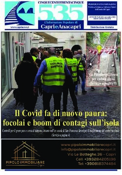 Il Covid fa di nuovo paura
