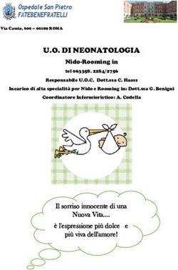 U.O. DI NEONATOLOGIA - Ospedale San Pietro Fatebenefratelli