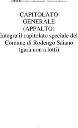 CAPITOLATO GENERALE (APPALTO) - Integra il capitolato speciale del Comune di Rodengo Saiano (gara non a lotti)