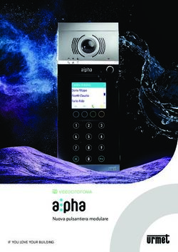 VIDEOCITOFONIA Nuova pulsantiera modulare - IF YOU LOVE YOUR BUILDING - MEID Forniture Elettriche