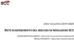 ANNO SCOLASTICO 2019-2020 - NICOLA PINCHETTI - MEDIATORE, VICEDIRETTORE SCC RETE DI RIFERIMENTO DEL SERVIZIO DI MEDIAZIONE SCC - SCC Bellinzona