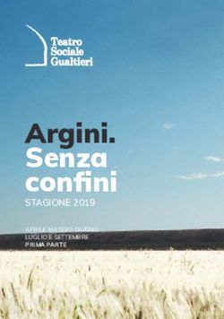 Argini. Senza confini - STAGIONE 2019 - Teatro Sociale Gualtieri
