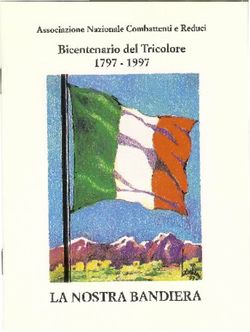 LA NOSTRA BANDIERA - Bicentenario del Tricolore 1797 - 1997 Associazione Nazionale Combattenti - lestoriedimonteviale