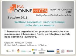 Welfare aziendale: valorizzazione delle risorse umane - Regione Piemonte