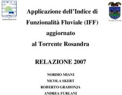 RELAZIONE 2007 Applicazione dell'Indice di Funzionalit&agrave; Fluviale (IFF) aggiornato al Torrente Rosandra - NORDIO MIANI NICOLA SKERT ROBERTO ...