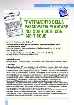 TRATTAMENTO DELLA FASCIOPATIA PLANTARE NEI CORRIDORI CON MD-TISSUE