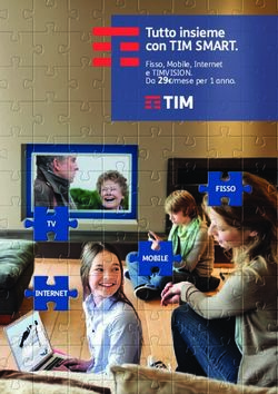 Tutto insieme con TIM SMART - Fisso, Mobile, Internet e TIMVISION. Da 29€/mese per 1 anno.