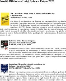 Novità Biblioteca Luigi Spina - Estate 2020 - Comune di ...