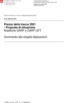 Prezzo delle tracce 2021 - Proposta di attuazione Modifiche OARF e OARF-UFT - Bundesamt f&uuml;r Verkehr