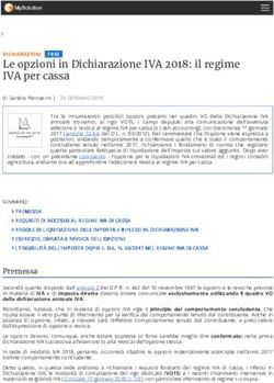 LE OPZIONI IN DICHIARAZIONE IVA 2018: IL REGIME IVA PER CASSA - MYSOLUTION