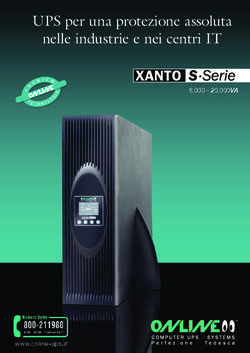 UPS per una protezione assoluta nelle industrie e nei centri IT 6.000 - 20.000VA