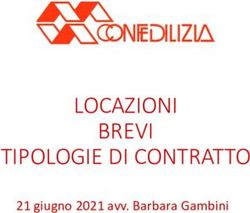 LOCAZIONI BREVI TIPOLOGIE DI CONTRATTO - 21 giugno 2021 avv. Barbara Gambini