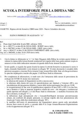 SCUOLA INTERFORZE PER LA DIFESA NBC