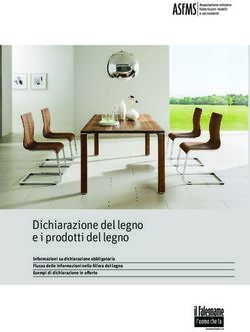 Dichiarazione del legno e i prodotti del legno - Informazioni su dichiarazione obbligatoria Flusso delle informazioni nella filiera del legno ...