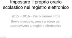 Scolastico nel registro elettronico - Impostare il proprio orario 2015 2016 - Piero Simoni Profe Breve manuale, senza pretese per sopravvivere ...