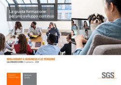 La giusta formazione per uno sviluppo continuo - MIGLIORARE IL BUSINESS E LE PERSONE - SGS Italia