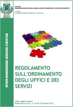 REGOLAMENTO SULL'ORDINAMENTO DEGLI UFFICI E DEI SERVIZI - Comune di Monza