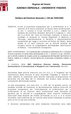 AZIENDA OSPEDALE - UNIVERSITA' PADOVA - Regione del Veneto - Azienda ...