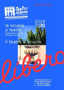 La scuola a teatro il teatro a scuola 2019 20 - Teatro Libero Palermo