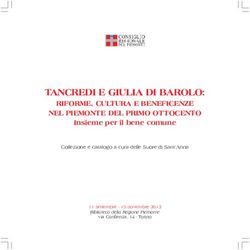 TANCREDI E GIULIA DI BAROLO: RIFORME, CULTURA E BENEFICENZE NEL PIEMONTE DEL PRIMO OTTOCENTO - Suore di Sant'Anna