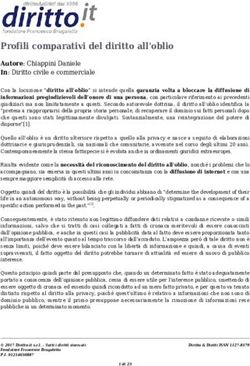 Profili comparativi del diritto all'oblio - Autore: Chiappini Daniele In: Diritto civile e commerciale