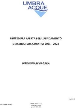 PROCEDURA APERTA PER L'AFFIDAMENTO DEI SERVIZI ASSICURATIVI 2021 2024 - DISCIPLINARE DI GARA