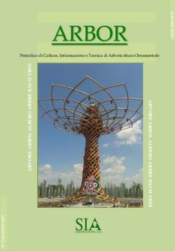ARBOR Periodico di Cultura, Informazione e Tecnica di Arboricoltura Ornamentale - Società Italiana di Arboricoltura