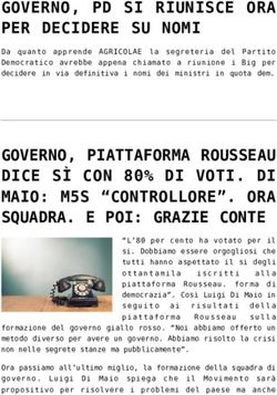 GOVERNO, PD SI RIUNISCE ORA PER DECIDERE SU NOMI - Agricolae