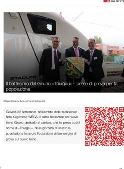 Il battesimo del Giruno "Thurgau" - corse di prova per la popolazione - SBB News