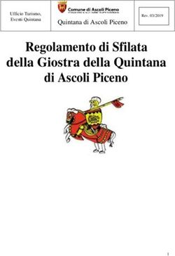 Regolamento di Sfilata della Giostra della Quintana di Ascoli Piceno - Quintana di Ascoli Piceno