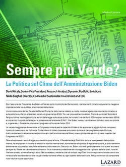 Sempre pi&ugrave; Verde? La Politica sul Clima dell'Amministrazione Biden - Lazard ...