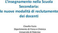 L'insegnamento nella Scuola Secondaria: le nuove modalit&agrave; di reclutamento dei docenti - Claudio Fazio Dipartimento di Fisica e Chimica Universit&agrave; ...