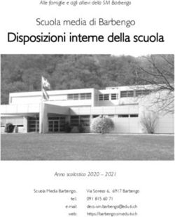 Disposizioni interne della scuola - Scuola media di Barbengo - Scuola media ...