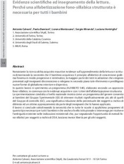 EVIDENZE SCIENTIFICHE ED INSEGNAMENTO DELLA LETTURA. PERCH&Eacute; UNA ALFABETIZZAZIONE FONO-SILLABICA STRUTTURATA &Egrave; NECESSARIA PER TUTTI I BAMBINI - SAPIE