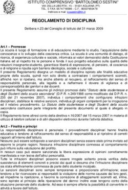 REGOLAMENTO DI DISCIPLINA - ISTITUTO COMPRENSIVO "BARTOLOMEO SESTINI"