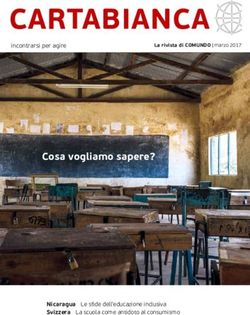 CARTABIANCA - Cosa vogliamo sapere? - incontrarsi per agire - Comundo