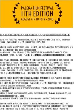 PALENA FILM FESTIVAL - BANDO DI CONCORSO 2018 - Associazione culturale Palenese