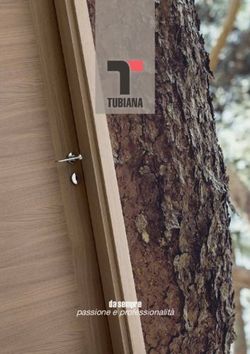 Da sempre passione e professionalità - Falegnameria Tubiana
