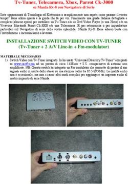 INSTALLAZIONE SWITCH VIDEO CON TV-TUNER - Tv-Tuner, Telecamera, Xbox, Parrot Ck-3000