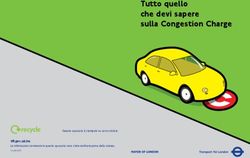 Tutto quello che devi sapere sulla Congestion Charge - tfl.gov.uk/cc Le informazioni contenute in questo opuscolo sono state verificate prima ...